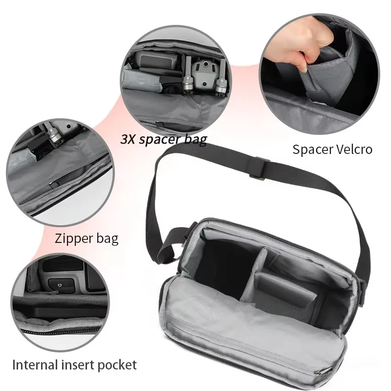 Custom Protective Storage Bag Shoulder Bag Anti Shock for private label bag manufacturing