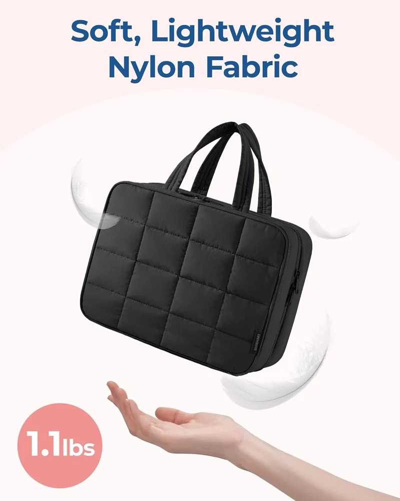 Custom daily-use Large Zipper Foldable Nylon Hanging Travel