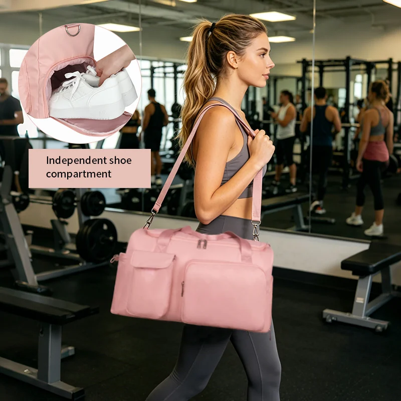 Custom Nylon Polyester travel Casual Fitness Gym Sports