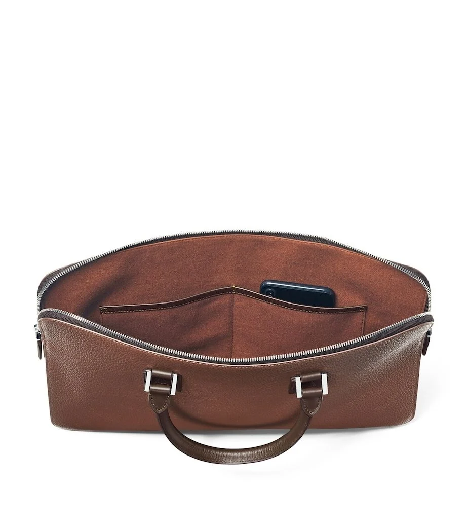 Custom Vintage PU Leather Laptop Bag Travel Laptop for private label bag manufacturing